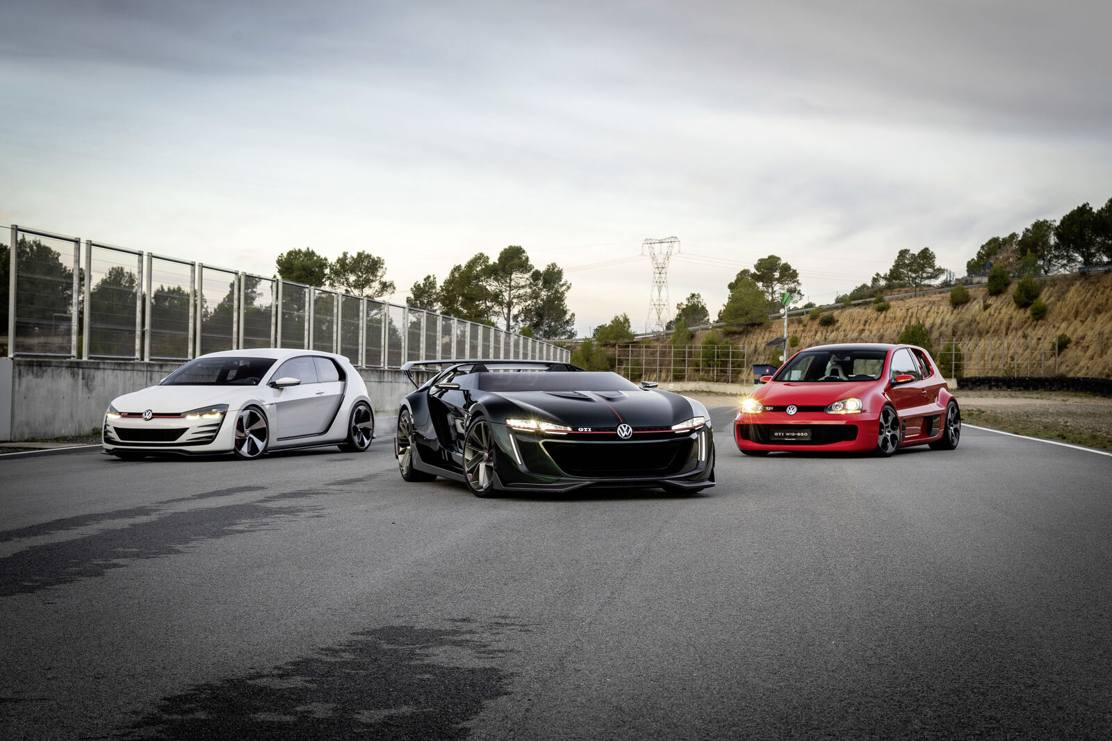 Golf GTI W12-650, Golf GTI Roadster und Golf Design Vision GTI