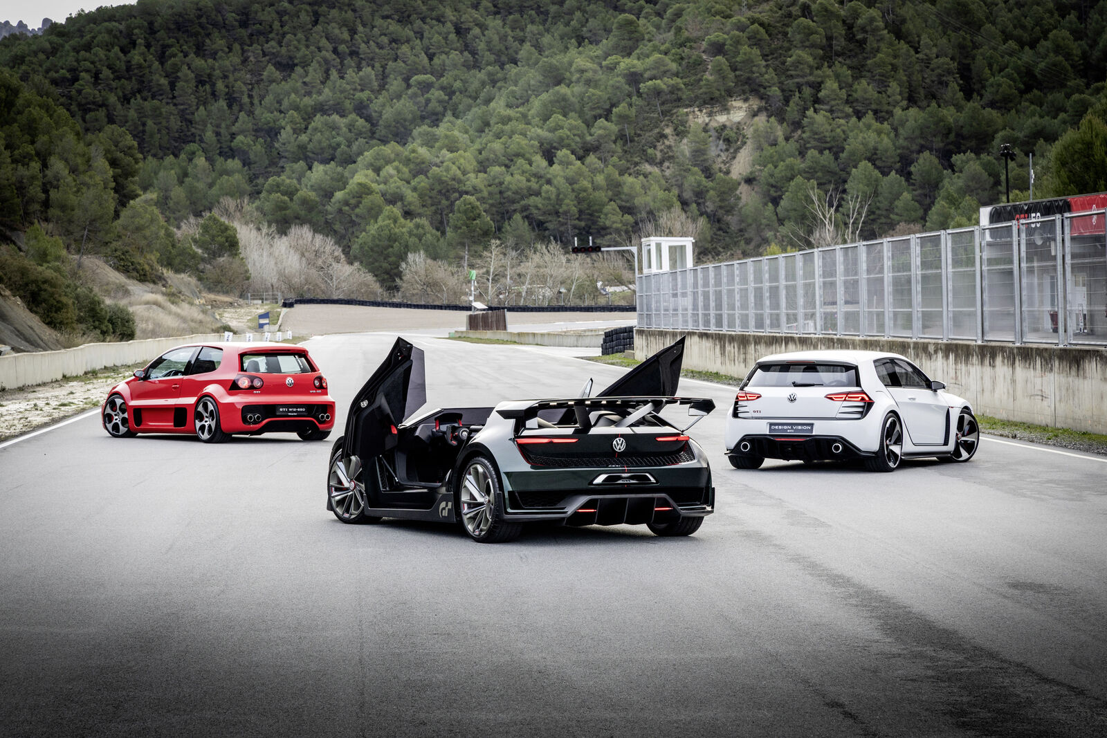 Golf GTI W12-650, Golf GTI Roadster und Golf Design Vision GTI