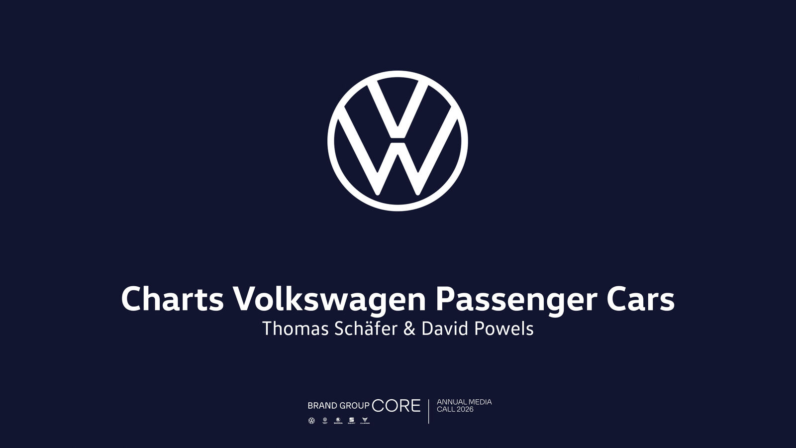 Annual Media Call 2026 - Volkswagen Passengers Cars
