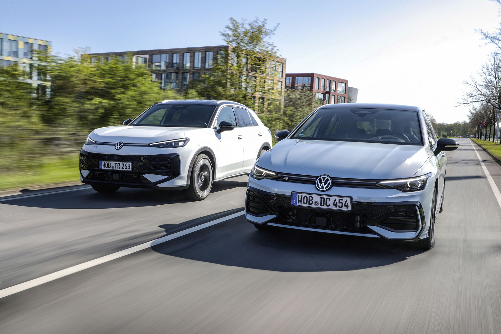 Volkswagen T-Roc und Golf