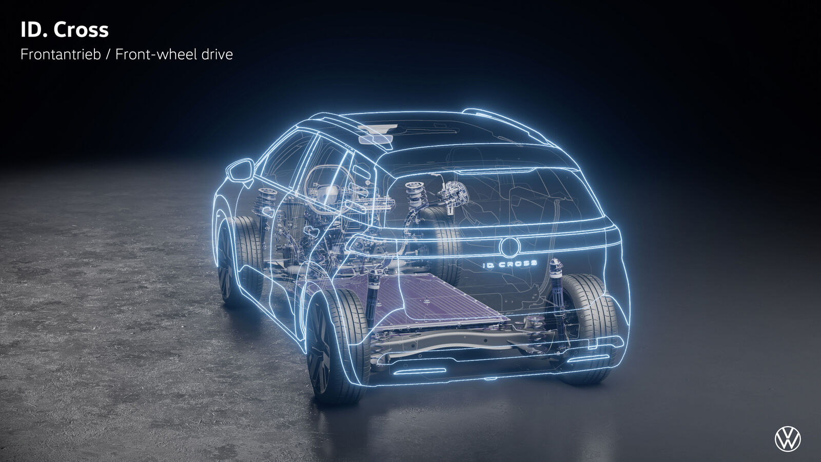 The all-new electric ID. Cross