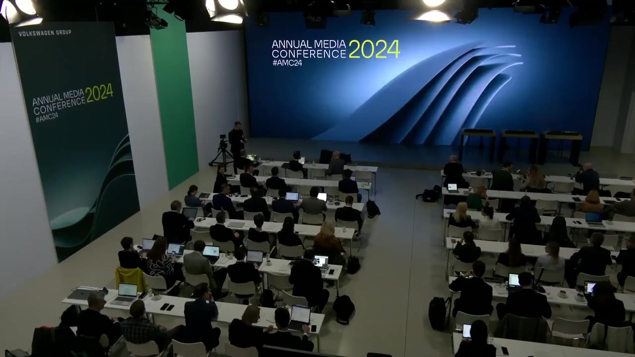 Aufzeichnung Volkswagen Group Jahrespressekonferenz 2024