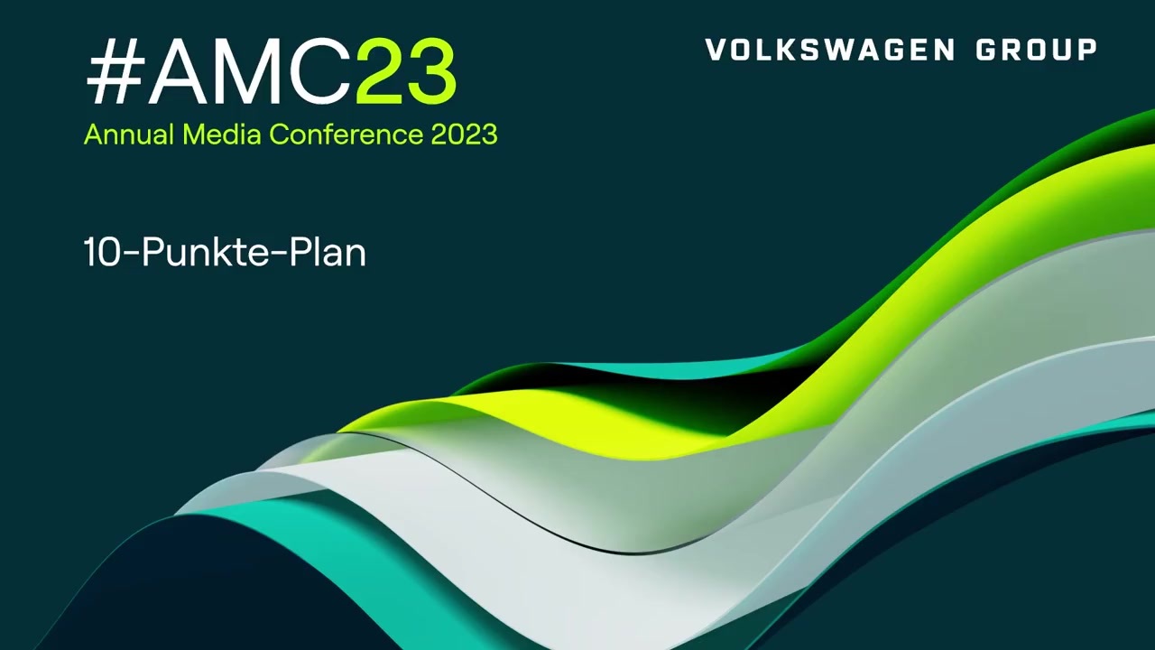 10 Punkte-Plan vorgestellt von Oliver Blume, CEO Volkswagen Group