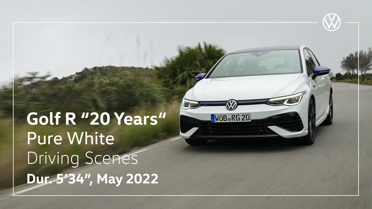 Volkswagen Golf R “20 Years“ - Driving Scenes and Exterior