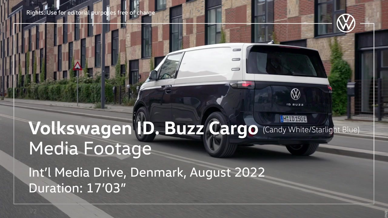 Volkswagen ID. Buzz Cargo - Fahraufnahmen, Exterieur und Interieur