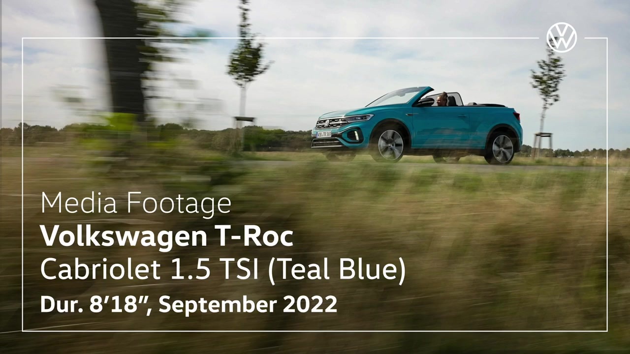 Volkswagen T-Roc Cabriolet (Teal Blue) - Exterior & Interior