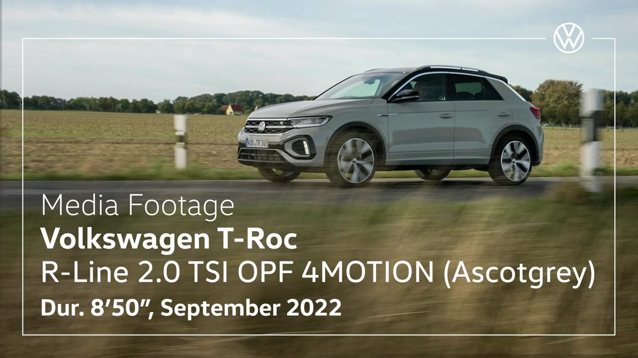 Volkswagen T-Roc R-Line (Ascotgrey) - Exterior & Interior