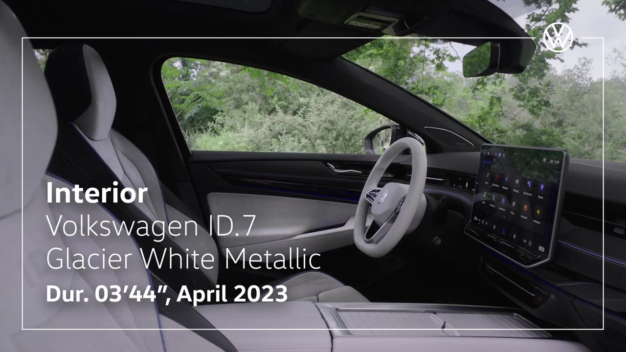 2024 Volkswagen ID.7 Pro, Glacier White Metallic