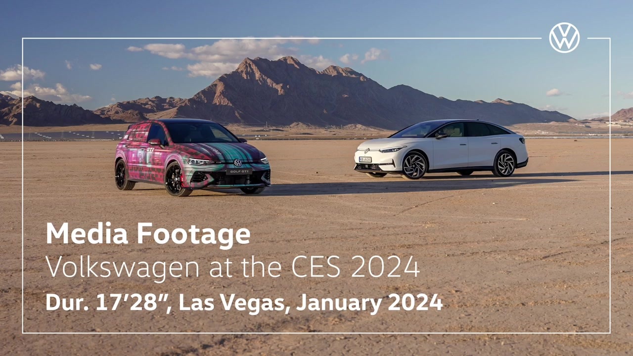 Volkswagen at the CES 2024: Golf GTI and ID.7