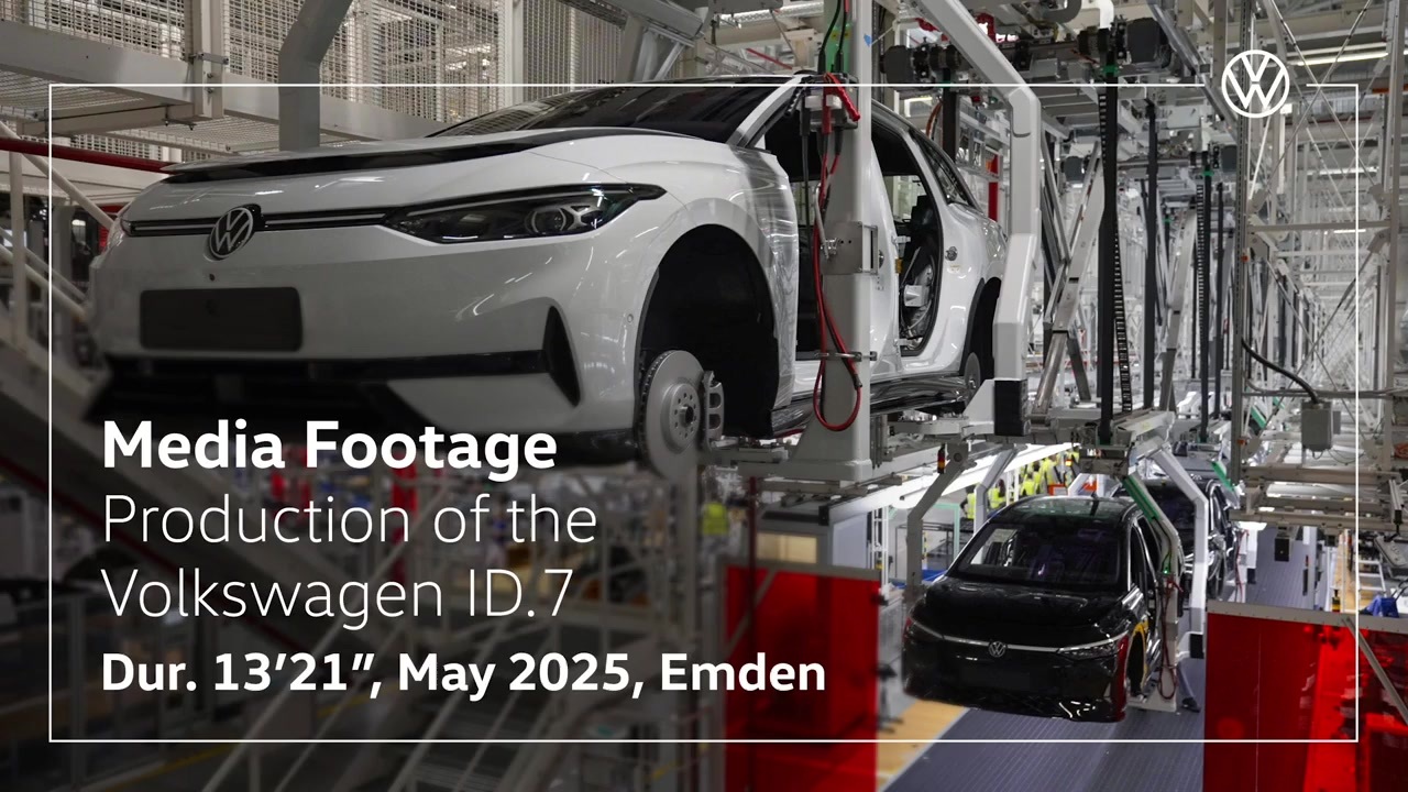 Production of the Volkswagen ID.7 at the Emden plant