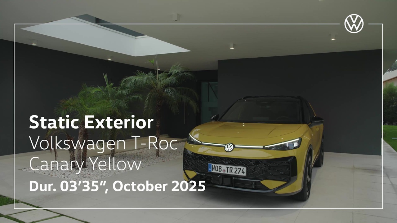 The new T-Roc - Canary Yellow - Exterior