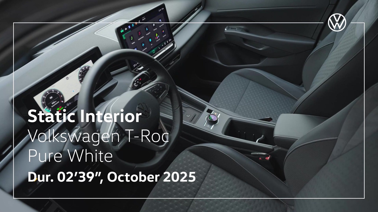 The new T-Roc - Celestial Pure White - Interior