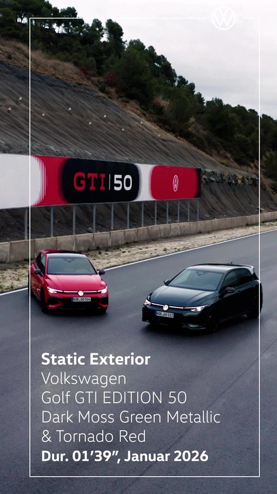 Golf GTI EDITION 50 - Tornado Red & Dark Moss Green Metallic - Exterieur - 9:16