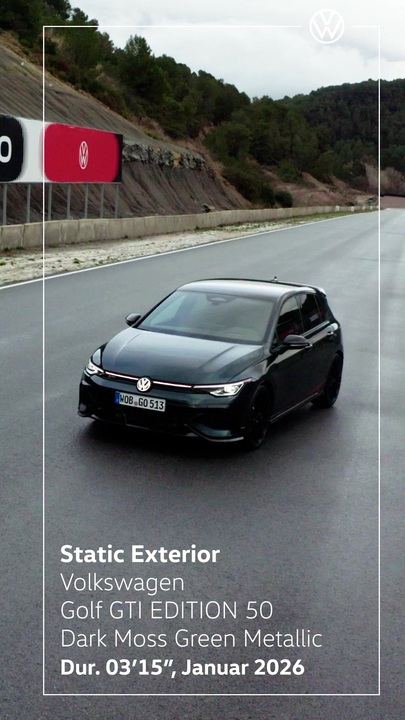 Golf GTI EDITION 50 - Dark Moss Green Metallic - Exterieur - 9:16